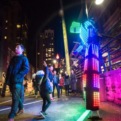 LED Robot Circus Vancouver