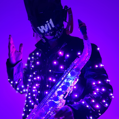 Vancouver LED Sax Robot