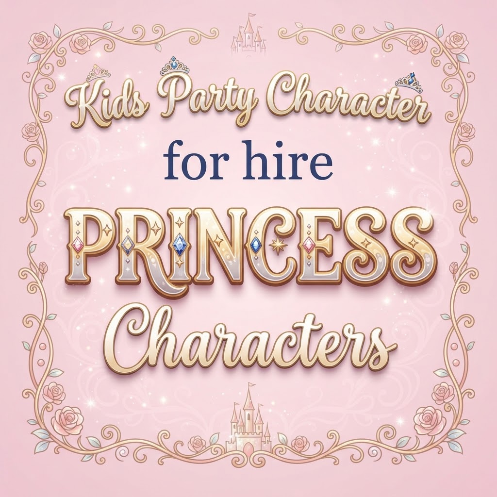 Vancouver Kids Party Princess Characters
