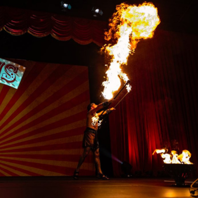Vancouver Fire Artist Circus Act