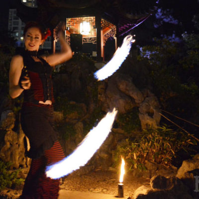 Vancouver Fire Artist Circus Act