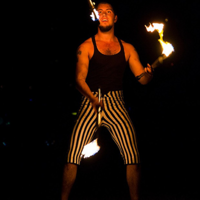 Vancouver Fire Artist Circus Act