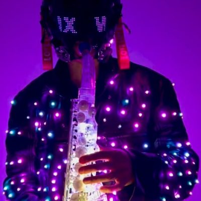 Glow in the dark LED SAX