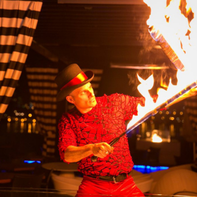 Vancouver Fire Artist Circus Act