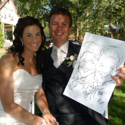 Vancouver Live Event Artist Sarah Wedding Art