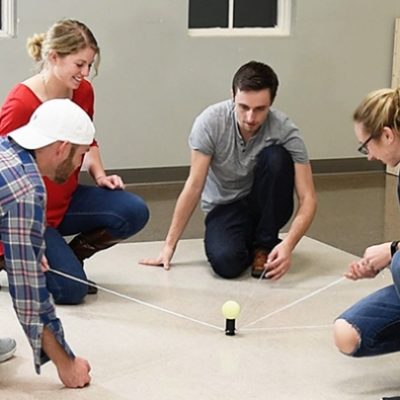 TENBC Team Building Game Minute to Win it