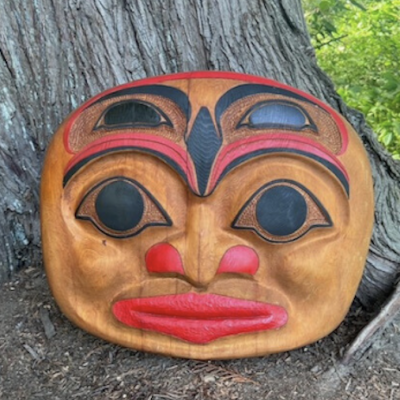 Vancouver First Nations Mask Carving - whale mask