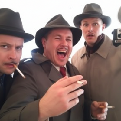 Roaming Character - Retro Paparazzi in Vancouver