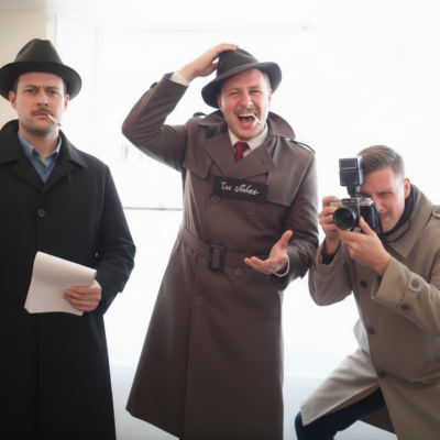 Roaming Character - Retro Paparazzi in Vancouver