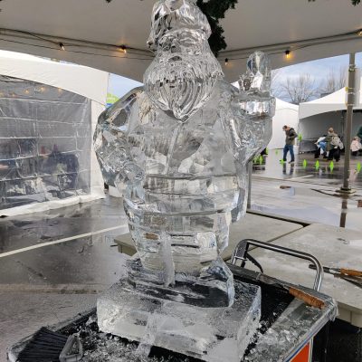 Vancouver Live Ice Sculpture Carving