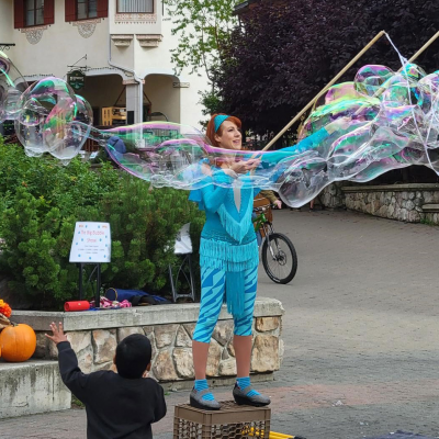 The Bubble Fairy in Vancouver