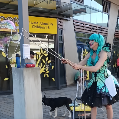 The Bubble Fairy in Vancouver