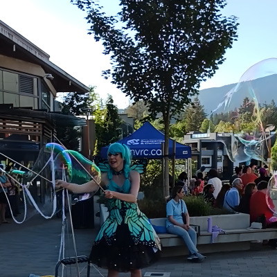The Bubble Fairy in Vancouver