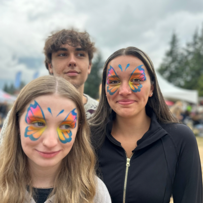 Vancouver's Mackenzie Travis - face painter