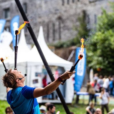 Yoshi Show Contact Juggler in Vancouver