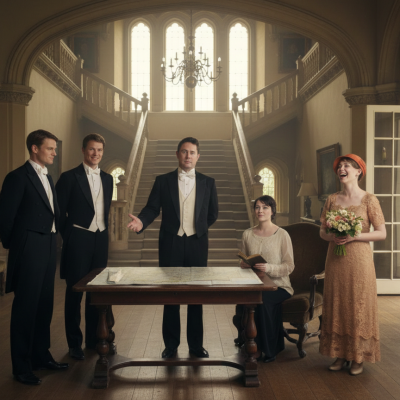 Roaming Character Downtown Abbey in vancouver