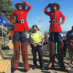 Canadian Themed Stilt Walkers in Vancouver