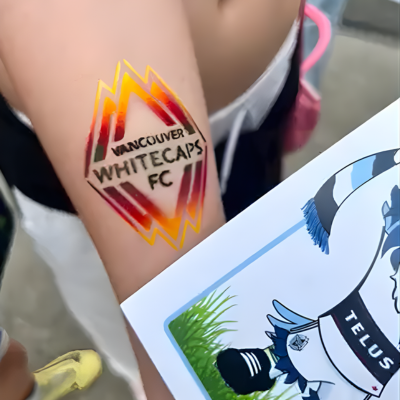 Interactive Airbrush Tattoo Experience in Vancouver