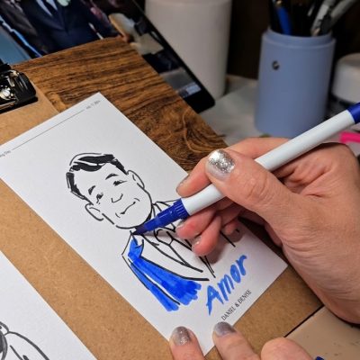 Ryo Lee Caricaturist in Vancouver