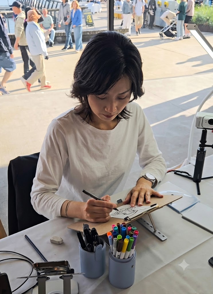 Ryo Lee Caricaturist in Vancouver