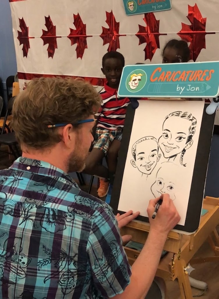 Jon Affolter Caricaturist in Vancouver