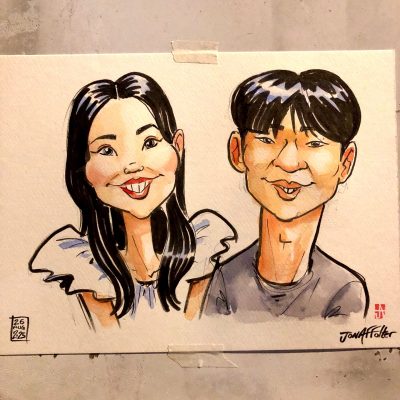 Jon Affolter Caricaturist in Vancouver