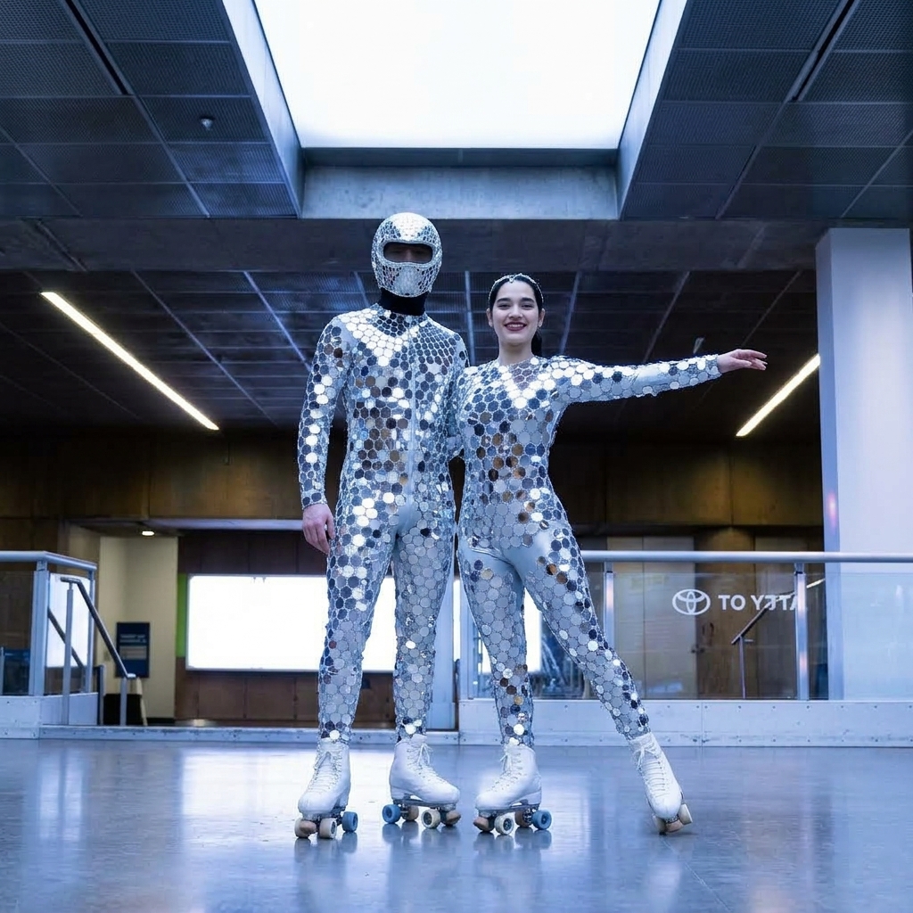 The Amazing Rollerskate Duo in Vancouver